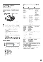 Preview for 25 page of Sony MZ-NH600 Operating Instructions Manual