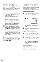 Preview for 36 page of Sony MZ-NH600 Operating Instructions Manual