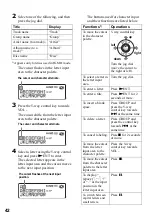 Preview for 42 page of Sony MZ-NH600 Operating Instructions Manual