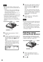 Preview for 44 page of Sony MZ-NH600 Operating Instructions Manual