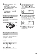 Preview for 45 page of Sony MZ-NH600 Operating Instructions Manual