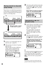 Preview for 46 page of Sony MZ-NH600 Operating Instructions Manual