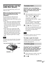 Preview for 47 page of Sony MZ-NH600 Operating Instructions Manual