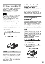 Preview for 49 page of Sony MZ-NH600 Operating Instructions Manual