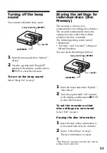 Preview for 53 page of Sony MZ-NH600 Operating Instructions Manual