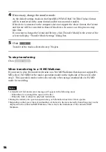 Preview for 96 page of Sony MZ-NH600 Operating Instructions Manual