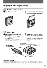 Preview for 23 page of Sony MZ-NH700 Operating Instructions Manual