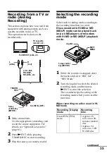 Preview for 35 page of Sony MZ-NH700 Operating Instructions Manual