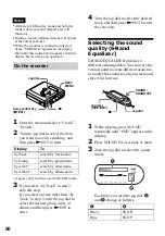 Preview for 50 page of Sony MZ-NH700 Operating Instructions Manual