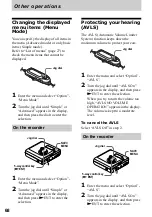 Предварительный просмотр 68 страницы Sony MZ-NH700 Operating Instructions Manual