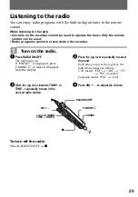 Preview for 25 page of Sony MZ-NHF800 Operating Instructions Manual