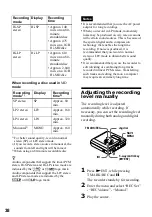 Preview for 38 page of Sony MZ-NHF800 Operating Instructions Manual