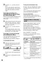 Preview for 46 page of Sony MZ-NHF800 Operating Instructions Manual