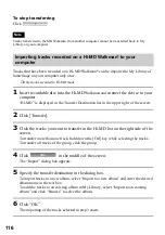 Preview for 116 page of Sony MZ-NHF800 Operating Instructions Manual