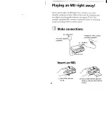 Preview for 8 page of Sony MZ-R3 Operating Instructions Manual