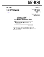 Предварительный просмотр 57 страницы Sony MZ-R30 Analog PCLink Service Manual