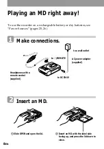 Предварительный просмотр 8 страницы Sony MZ-R35 Operating Instructions Manual