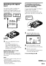 Предварительный просмотр 11 страницы Sony MZ-R35 Operating Instructions Manual