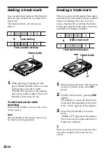 Предварительный просмотр 22 страницы Sony MZ-R35 Operating Instructions Manual