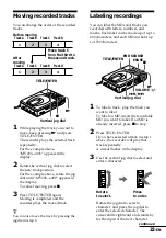 Предварительный просмотр 23 страницы Sony MZ-R35 Operating Instructions Manual