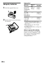 Предварительный просмотр 26 страницы Sony MZ-R35 Operating Instructions Manual