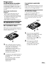 Preview for 137 page of Sony MZ-R35 Operating Instructions Manual