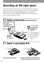 Preview for 6 page of Sony MZ-R37SP - MD Walkman MiniDisc Recorder Operating Instructions Manual