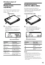 Preview for 15 page of Sony MZ-R37SP - MD Walkman MiniDisc Recorder Operating Instructions Manual