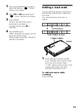 Preview for 19 page of Sony MZ-R37SP - MD Walkman MiniDisc Recorder Operating Instructions Manual