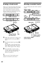 Preview for 20 page of Sony MZ-R37SP - MD Walkman MiniDisc Recorder Operating Instructions Manual