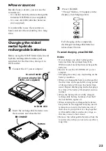 Preview for 23 page of Sony MZ-R37SP - MD Walkman MiniDisc Recorder Operating Instructions Manual