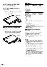 Preview for 24 page of Sony MZ-R37SP - MD Walkman MiniDisc Recorder Operating Instructions Manual