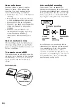 Preview for 26 page of Sony MZ-R37SP - MD Walkman MiniDisc Recorder Operating Instructions Manual