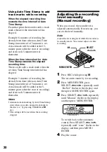 Preview for 20 page of Sony MZ-R501 Operating Instructions Manual