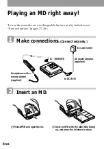 Preview for 8 page of Sony MZ-R55 Operating Instructions Manual