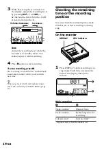 Preview for 14 page of Sony MZ-R55 Operating Instructions Manual