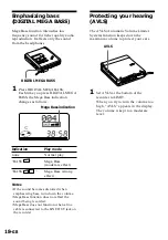 Preview for 18 page of Sony MZ-R55 Operating Instructions Manual