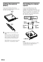 Preview for 20 page of Sony MZ-R55 Operating Instructions Manual