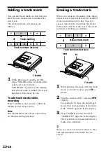 Preview for 22 page of Sony MZ-R55 Operating Instructions Manual