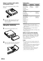 Preview for 28 page of Sony MZ-R55 Operating Instructions Manual