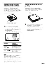 Preview for 59 page of Sony MZ-R55 Operating Instructions Manual