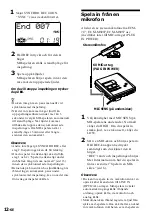 Preview for 134 page of Sony MZ-R55 Operating Instructions Manual