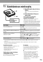 Preview for 169 page of Sony MZ-R55 Operating Instructions Manual