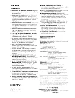 Preview for 2 page of Sony MZ-R70 Analog PCLink Specification Sheet