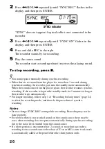 Preview for 26 page of Sony MZ-R700 Operating Instructions Manual