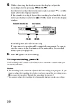 Preview for 30 page of Sony MZ-R700 Operating Instructions Manual