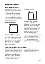 Preview for 65 page of Sony MZ-R700 Operating Instructions Manual