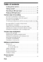 Предварительный просмотр 4 страницы Sony MZ-R701 Operating Instructions Manual