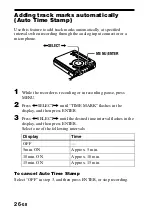 Предварительный просмотр 26 страницы Sony MZ-R701 Operating Instructions Manual