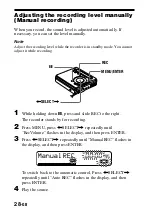 Предварительный просмотр 28 страницы Sony MZ-R701 Operating Instructions Manual